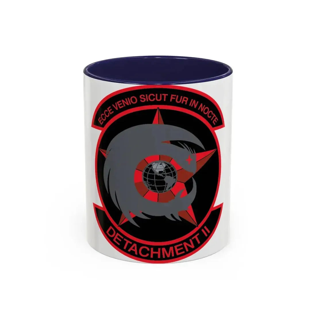 NCOIC Detachment 2 (U.S. Air Force) Accent Coffee Mug 11oz Navy - Go Mug Yourself