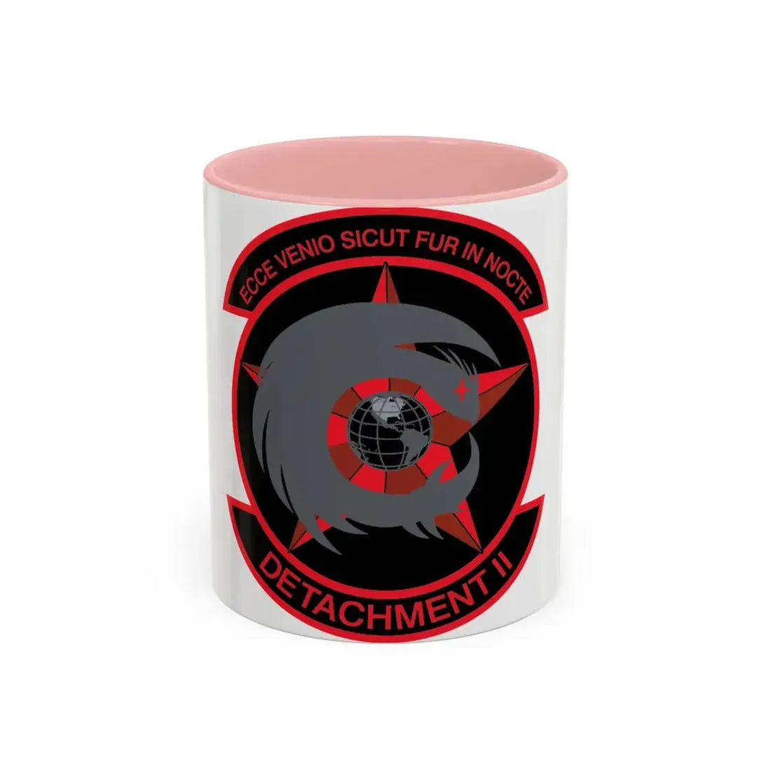 NCOIC Detachment 2 (U.S. Air Force) Accent Coffee Mug 11oz Pink - Go Mug Yourself