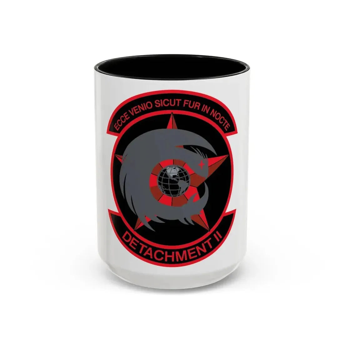 NCOIC Detachment 2 (U.S. Air Force) Accent Coffee Mug 15oz Black - Go Mug Yourself