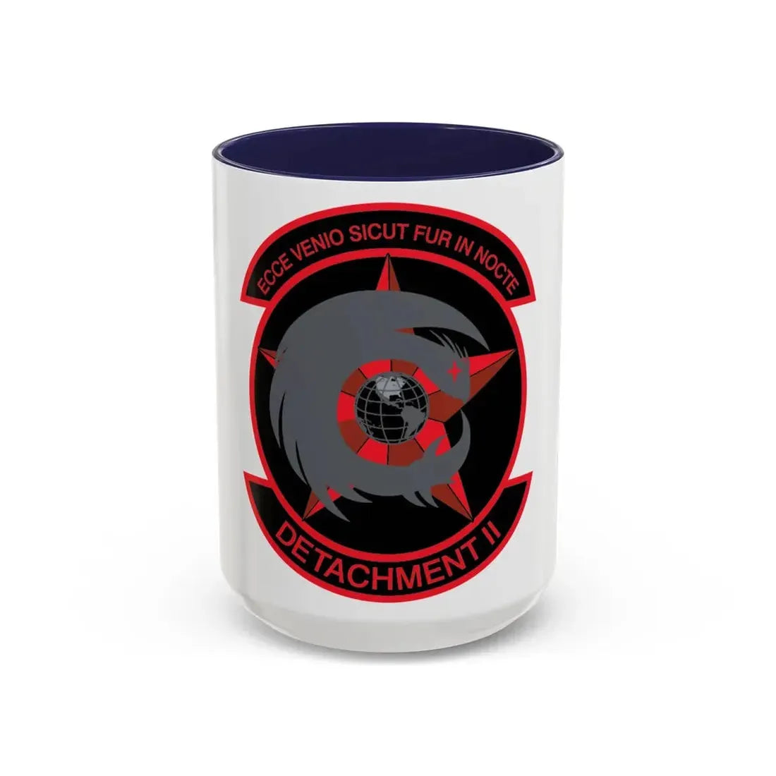 NCOIC Detachment 2 (U.S. Air Force) Accent Coffee Mug 15oz Navy - Go Mug Yourself
