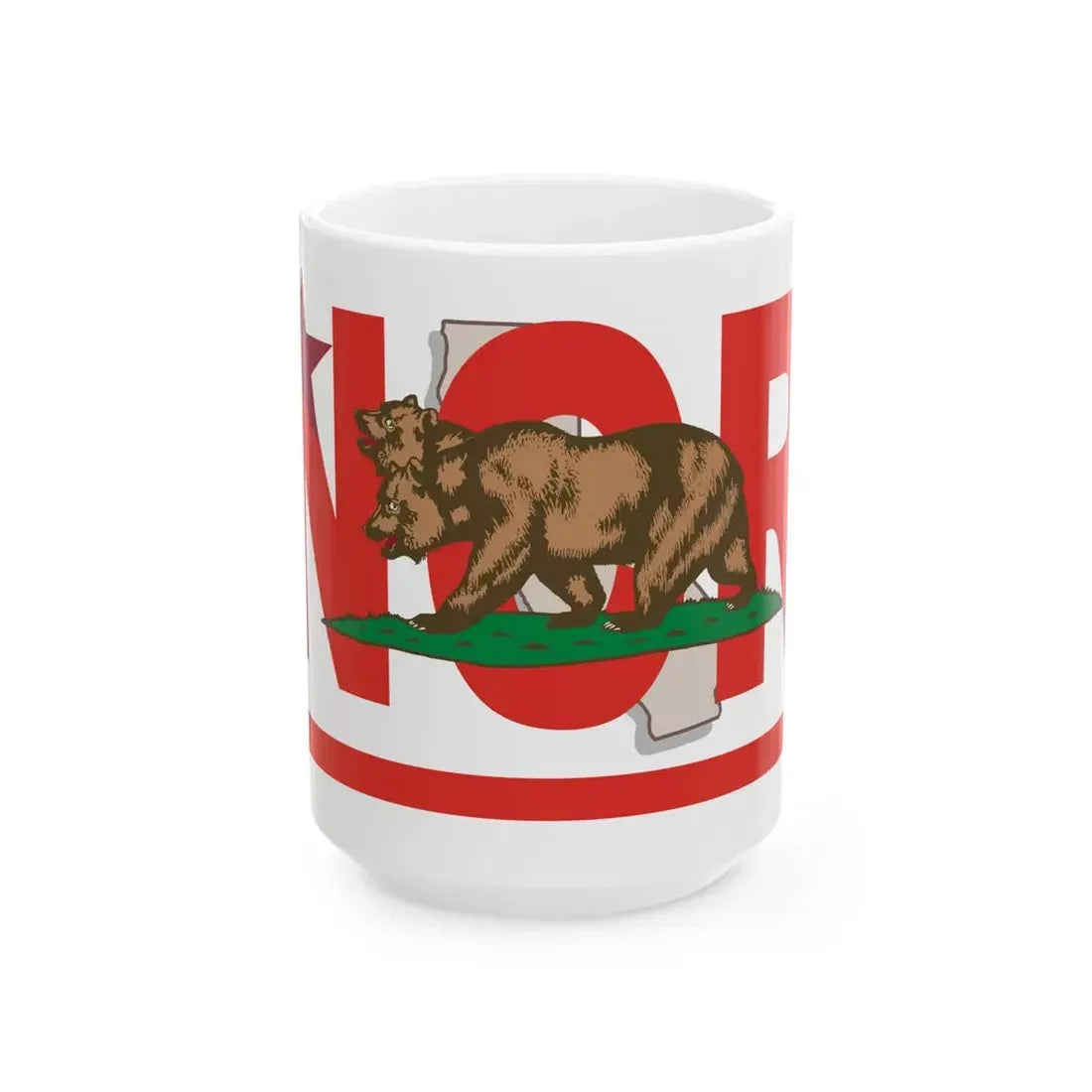 NCR Flag Fallout 2 (United States) White Coffee Mug 15oz - Go Mug Yourself