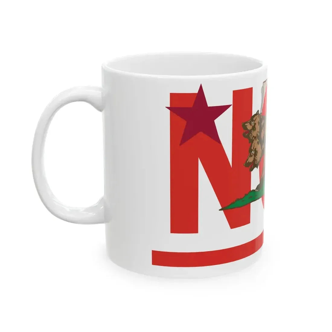 NCR Flag Fallout 2 (United States) White Coffee Mug - Go Mug Yourself