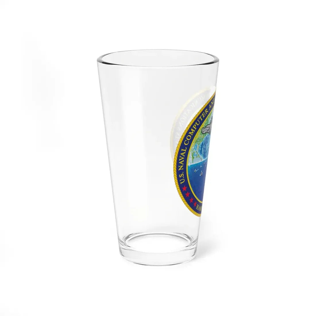 NCTS Hampton Roads (U.S. Navy) Pint Glass 16oz - Go Mug Yourself