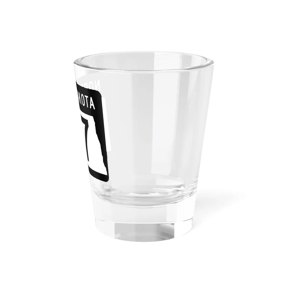 ND-127 2015 (North Dakota) (Road Sign) Shot Glass 1.5oz - Go Mug Yourself