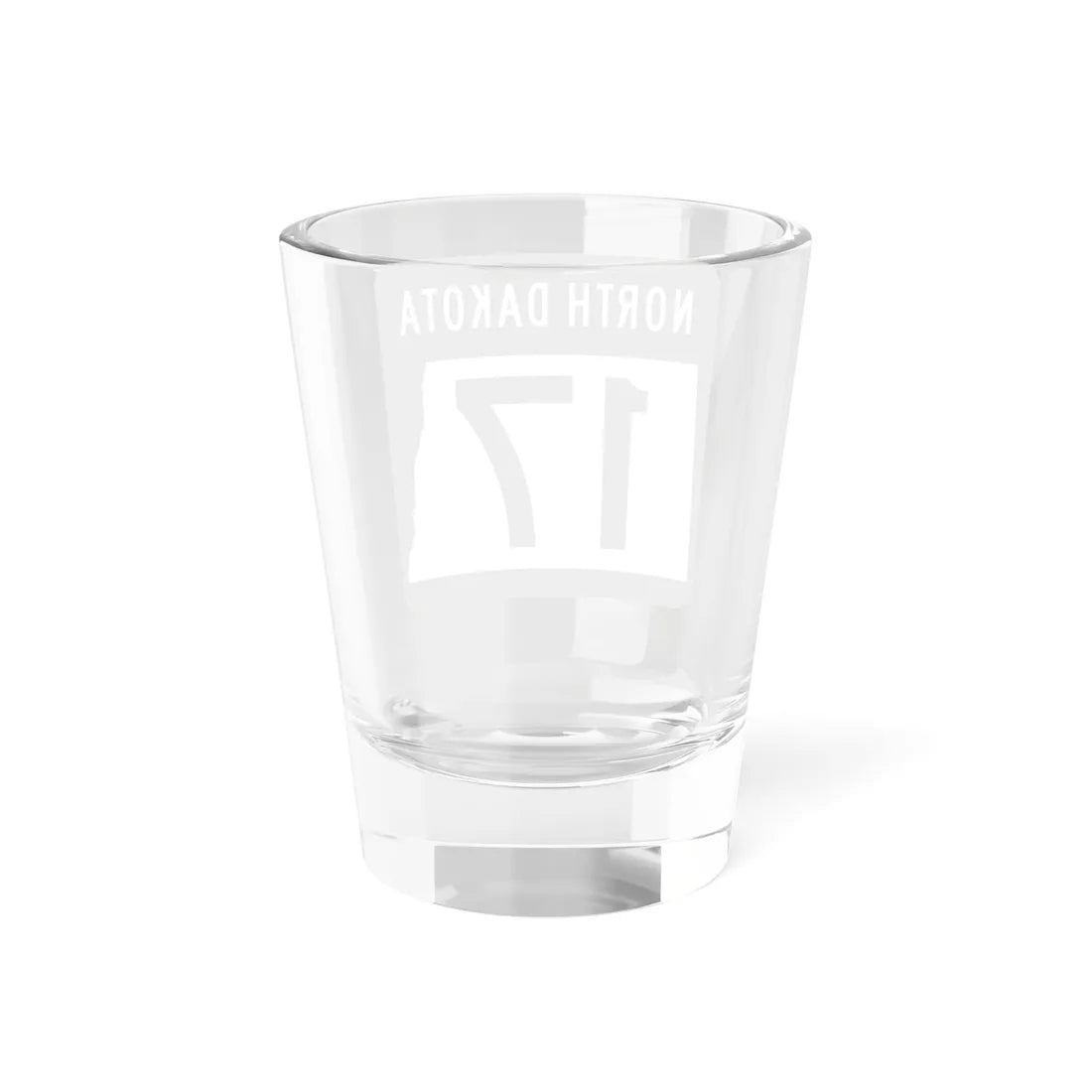 ND-17 2015 (North Dakota) (Road Sign) Shot Glass 1.5oz - Go Mug Yourself
