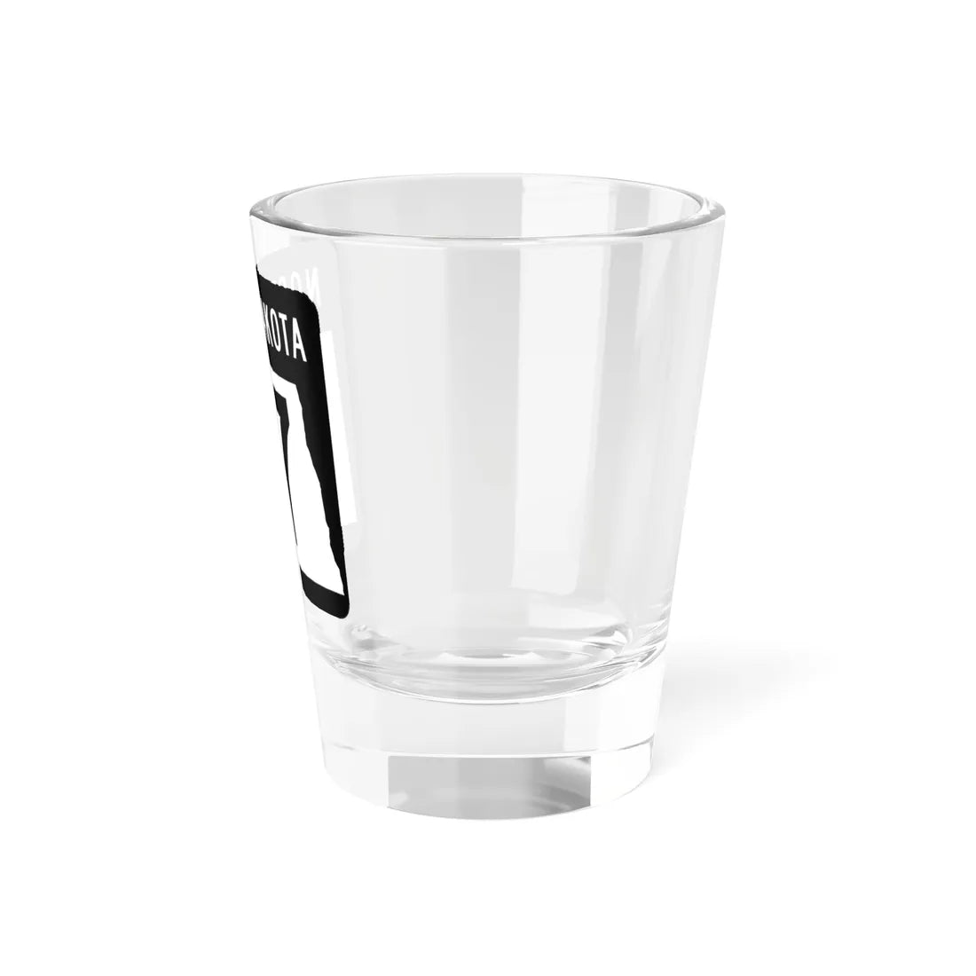 ND-17 2015 (North Dakota) (Road Sign) Shot Glass 1.5oz - Go Mug Yourself