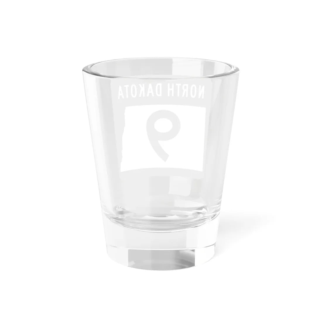 ND-9 2015 (North Dakota) (Road Sign) Shot Glass 1.5oz - Go Mug Yourself