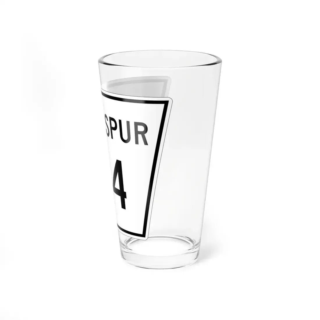 Nebraska State Spur 134 (Nebraska) (Road Sign) Pint Glss 16oz - Go Mug Yourself