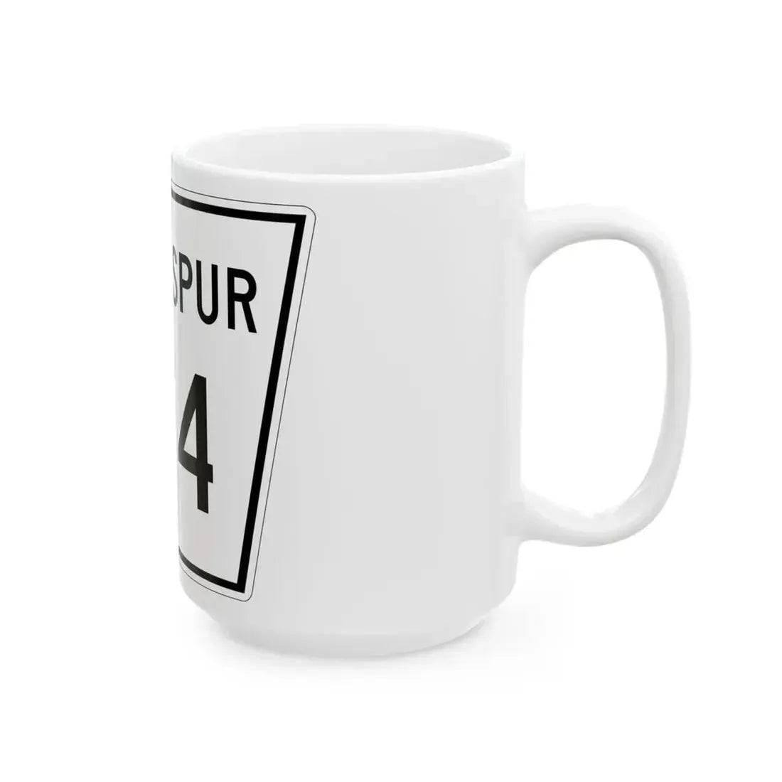 Nebraska State Spur 274 (Nebraska) (Road Sign) White Coffee Mug - Go Mug Yourself