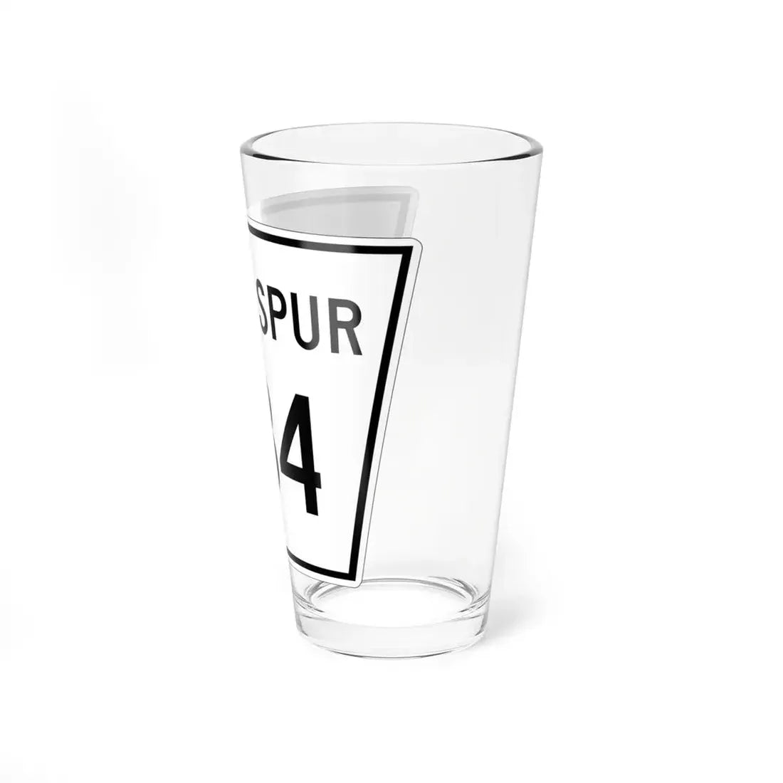 Nebraska State Spur 334 (Nebraska) (Road Sign) Pint Glss 16oz - Go Mug Yourself