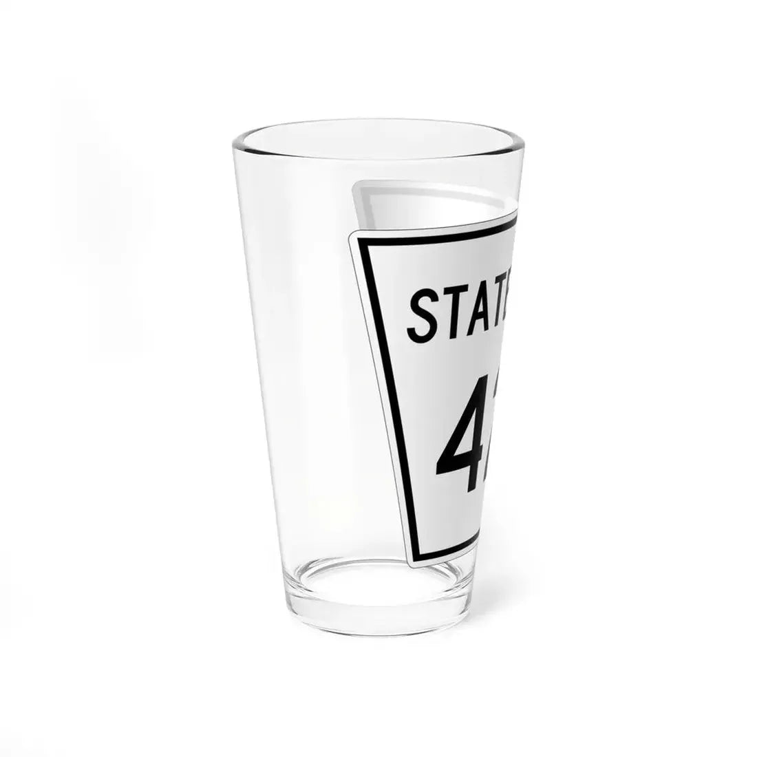 Nebraska State Spur 420 (Nebraska) (Road Sign) Pint Glss 16oz - Go Mug Yourself