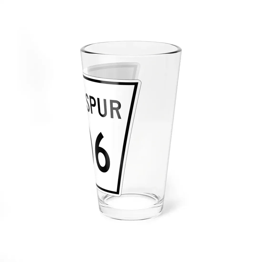 Nebraska State Spur 606 (Nebraska) (Road Sign) Pint Glss 16oz - Go Mug Yourself