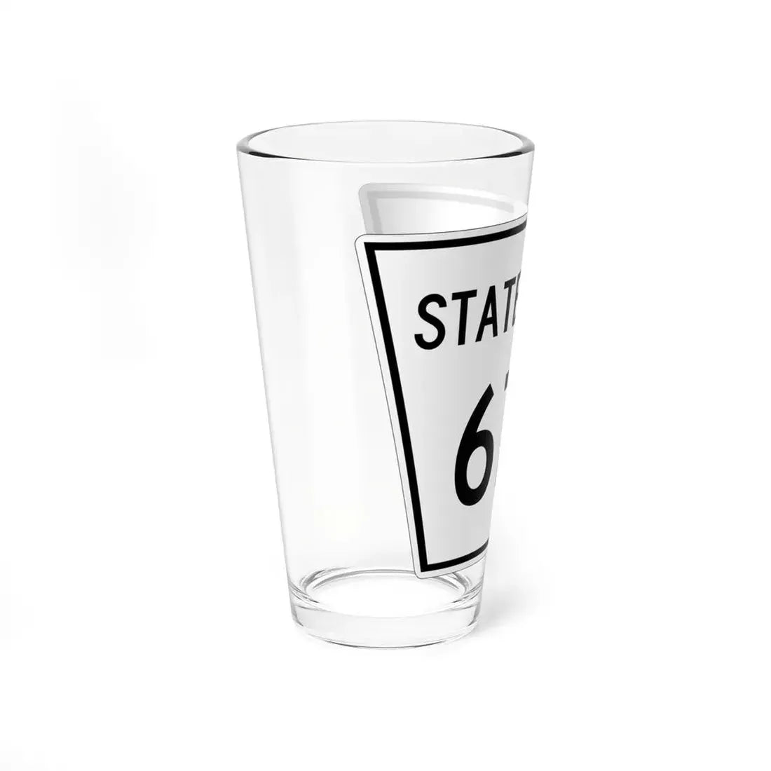 Nebraska State Spur 677 (Nebraska) (Road Sign) Pint Glss 16oz - Go Mug Yourself