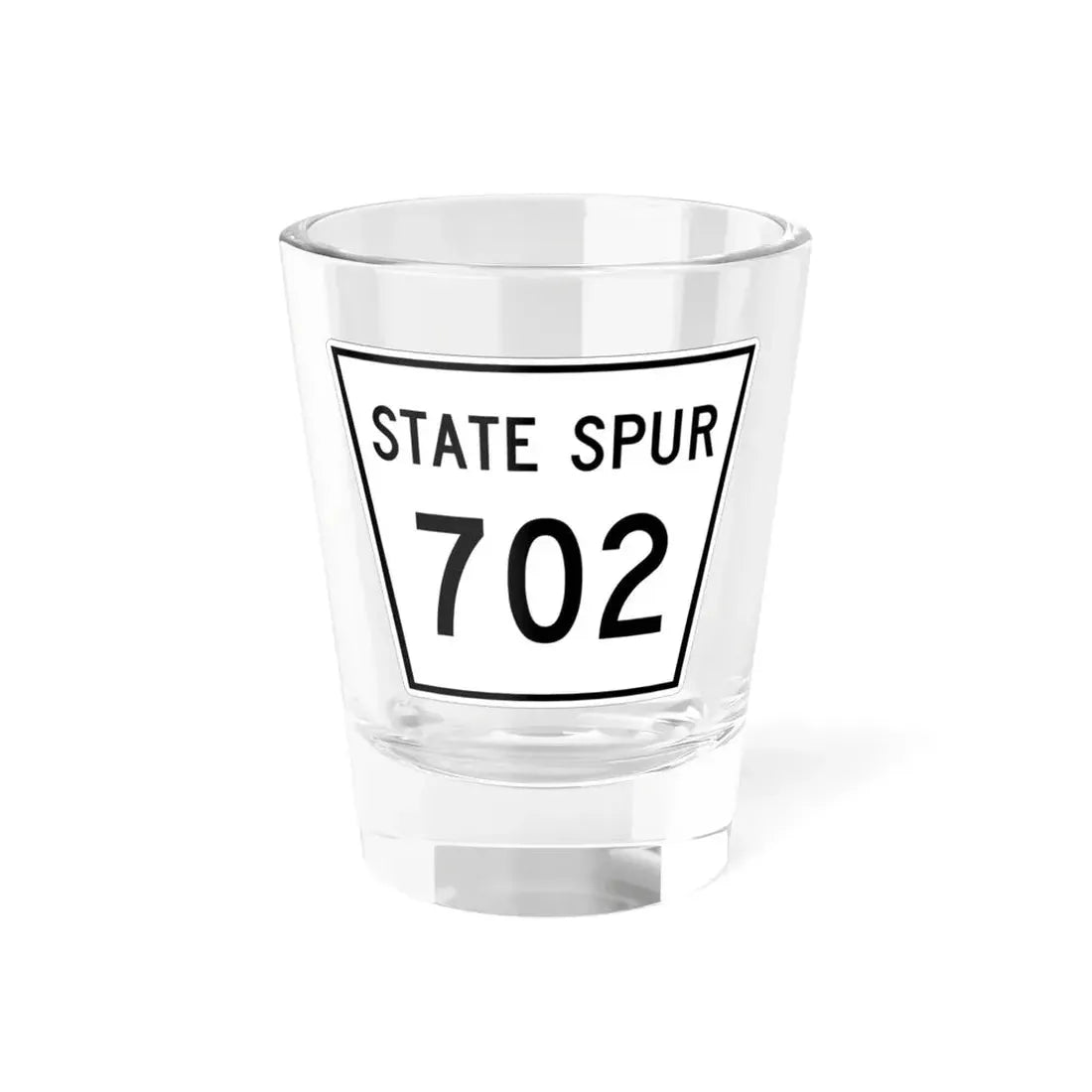 Nebraska State Spur 702 (Nebraska) (Road Sign) Shot Glass 1.5oz 1.5oz - Go Mug Yourself