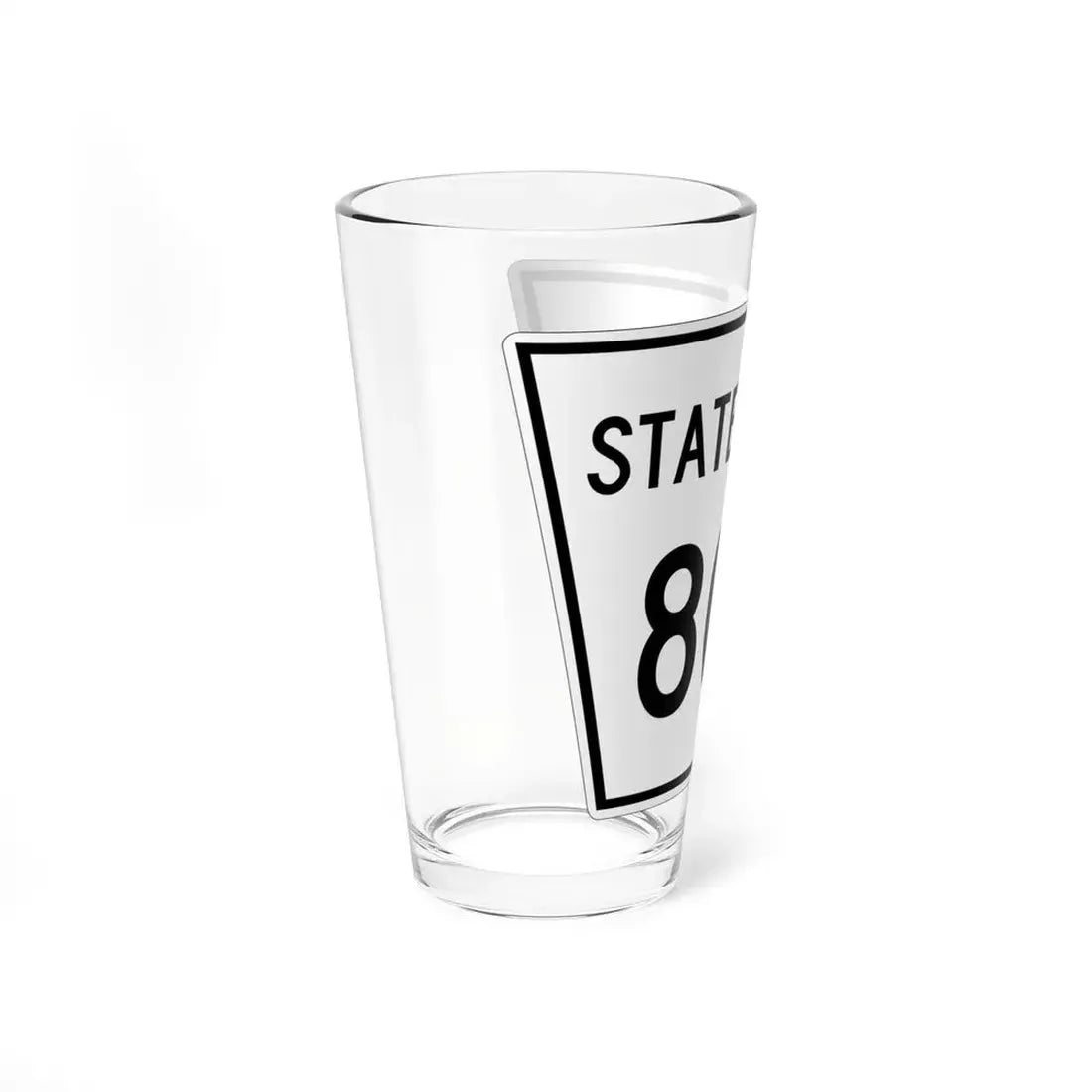 Nebraska State Spur 802 (Nebraska) (Road Sign) Pint Glss 16oz - Go Mug Yourself