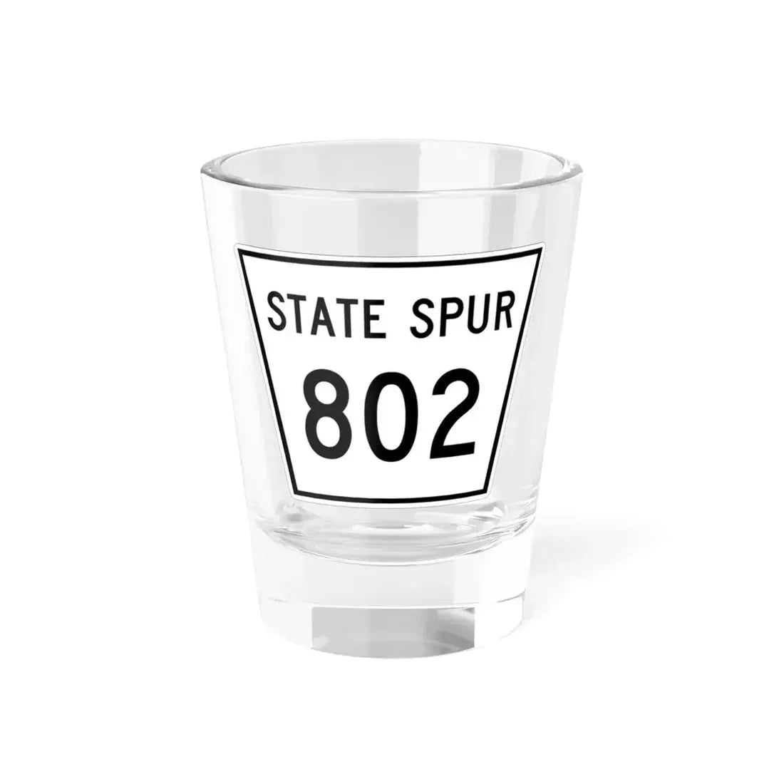 Nebraska State Spur 802 (Nebraska) (Road Sign) Shot Glass 1.5oz 1.5oz - Go Mug Yourself