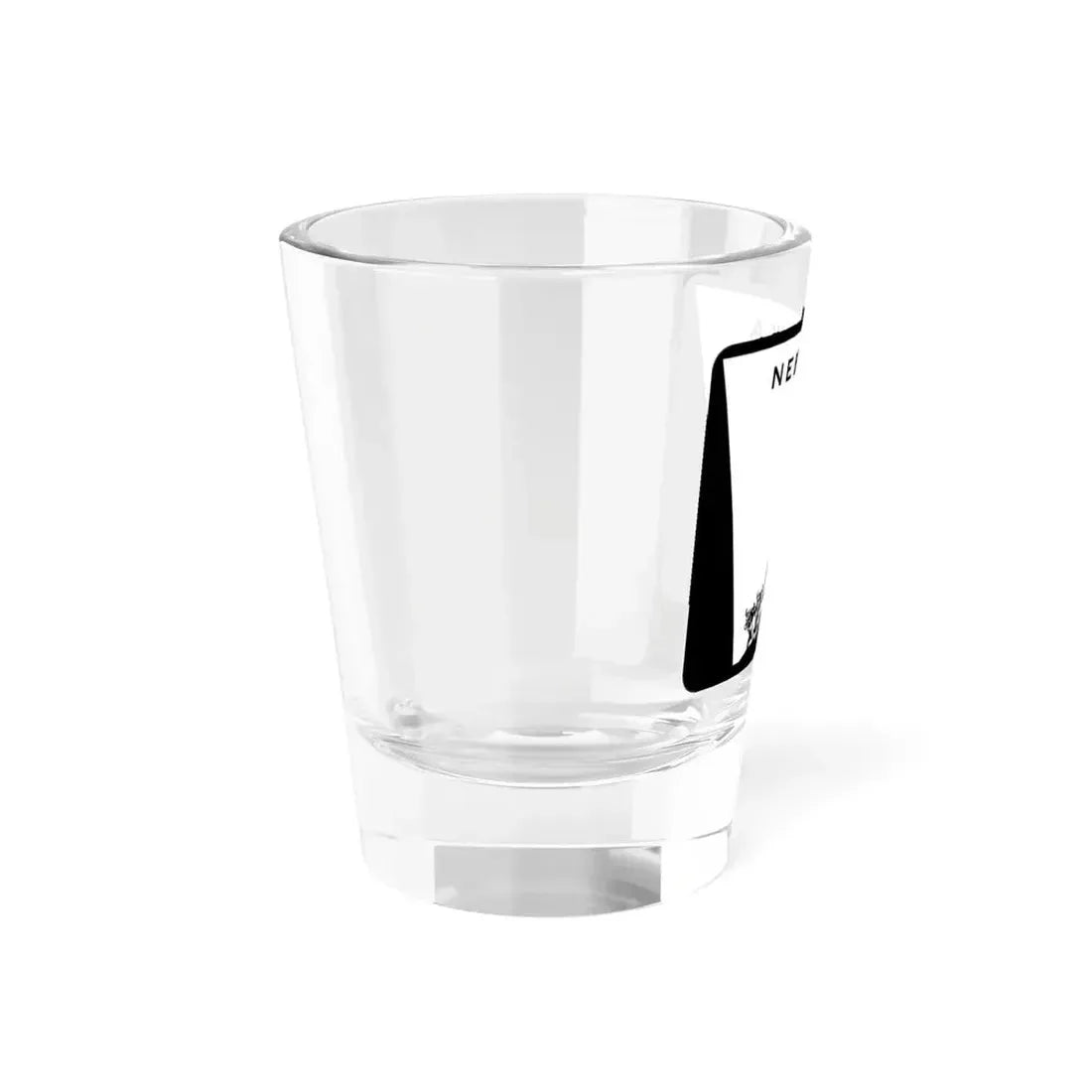 Nebraska wide state highway marker (Nebraska) (Road Sign) Shot Glass 1.5oz - Go Mug Yourself