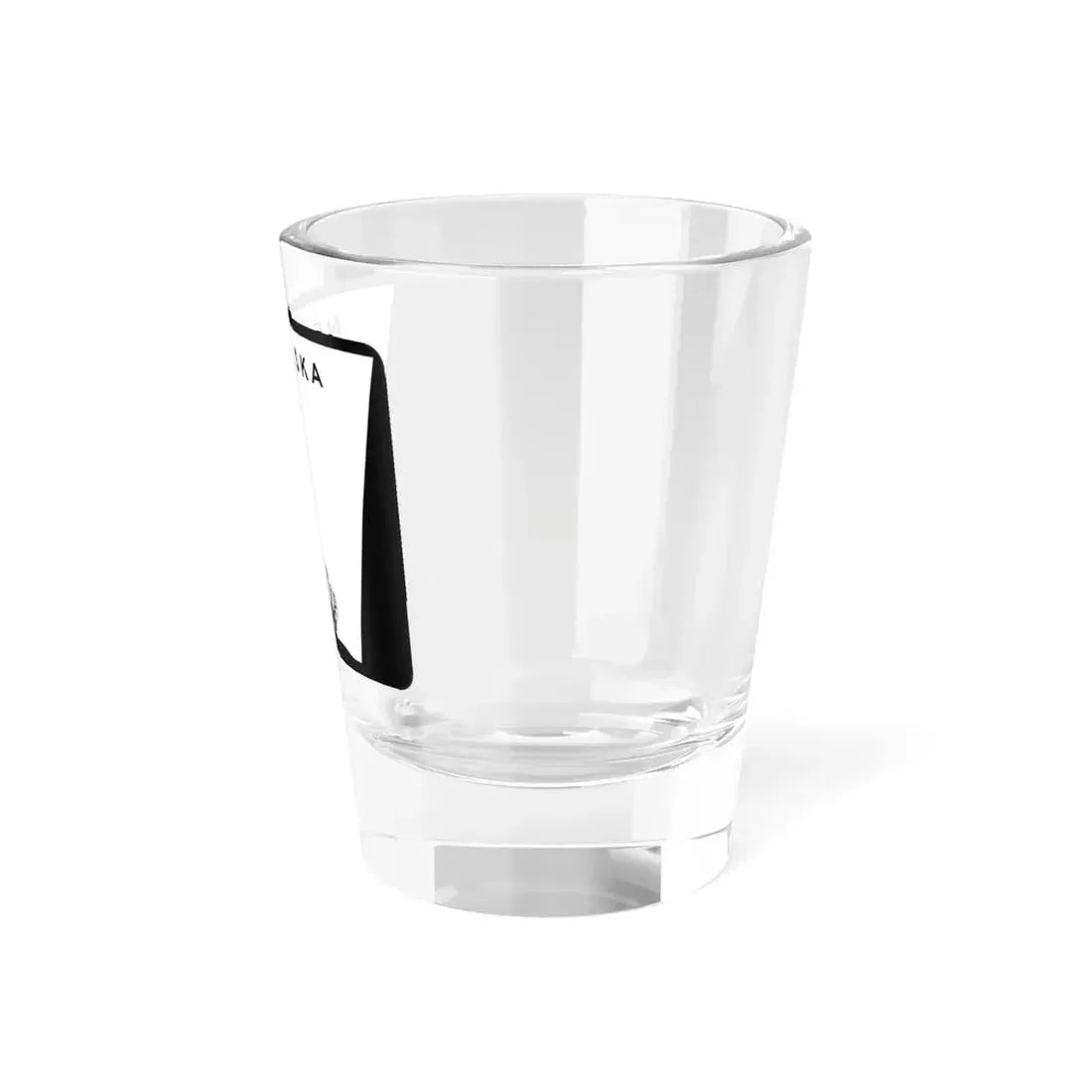 Nebraska wide state highway marker (Nebraska) (Road Sign) Shot Glass 1.5oz - Go Mug Yourself