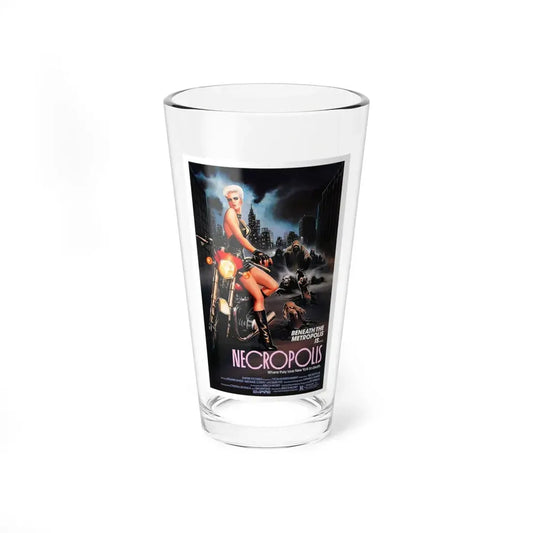NECROPOLIS 1986 Movie Poster - Pint Glass 16oz 16oz - Go Mug Yourself