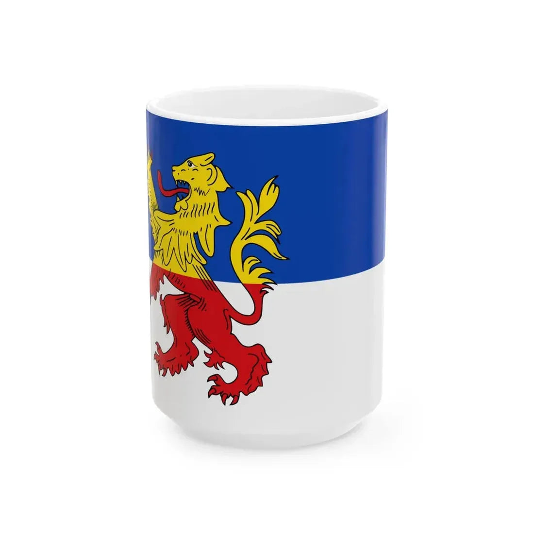 Neder-Betuwe vlag 2014 (Netherlands) White Coffee Mug 15oz - Go Mug Yourself