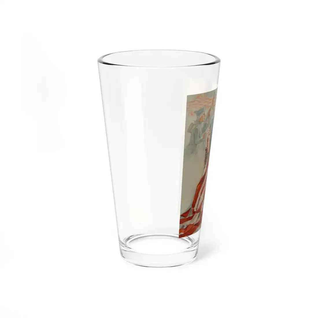 Needlework, poster illustration (1), circa 1940 (Magazine Illustration) Pint Glass 16oz - Go Mug Yourself
