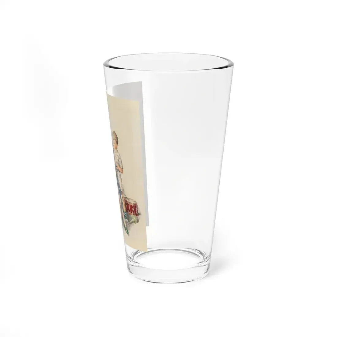 Needlework, poster illustration (2), circa 1940 (Magazine Illustration) Pint Glass 16oz - Go Mug Yourself