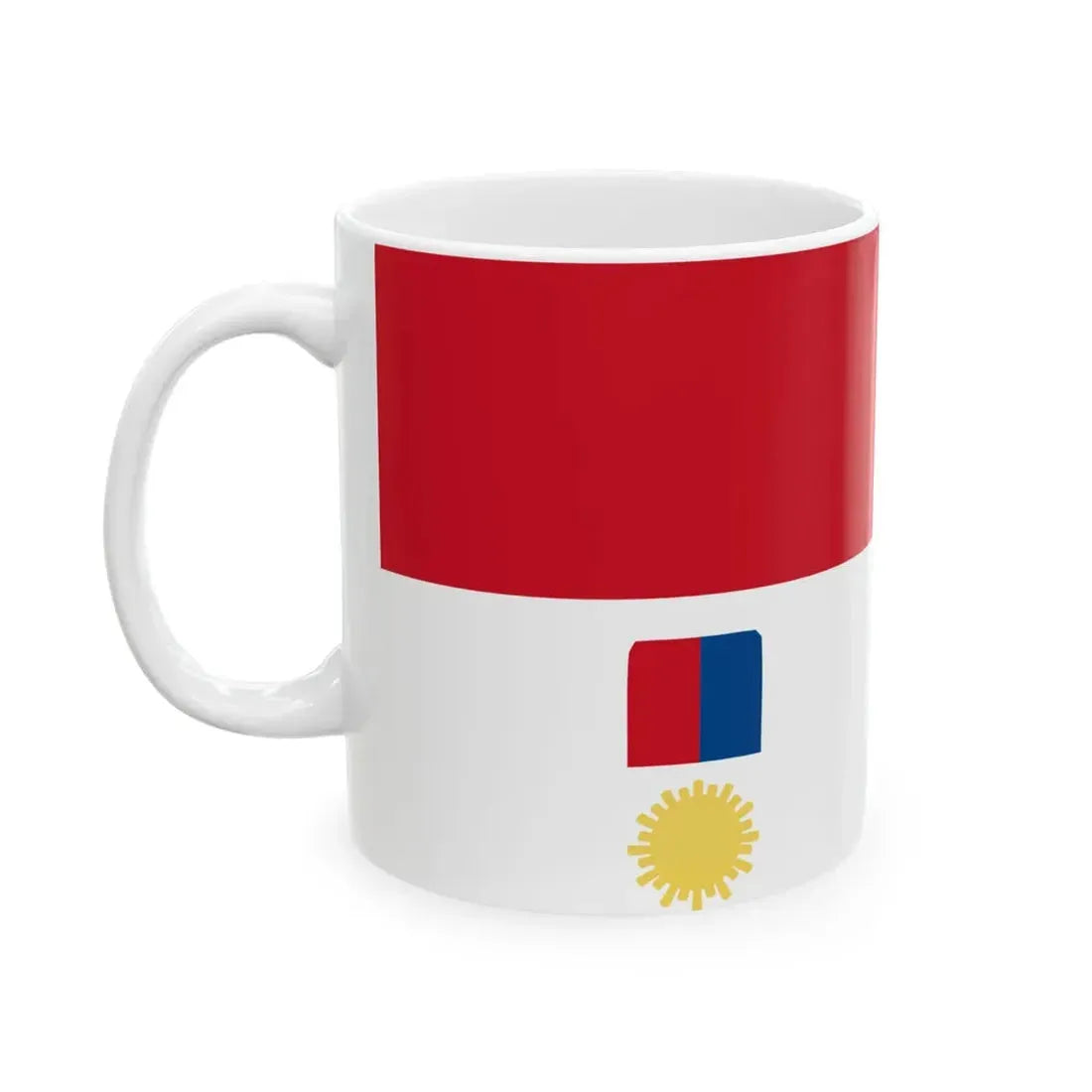 Negrense revolution banner (Philippines) White Coffee Mug - Go Mug Yourself