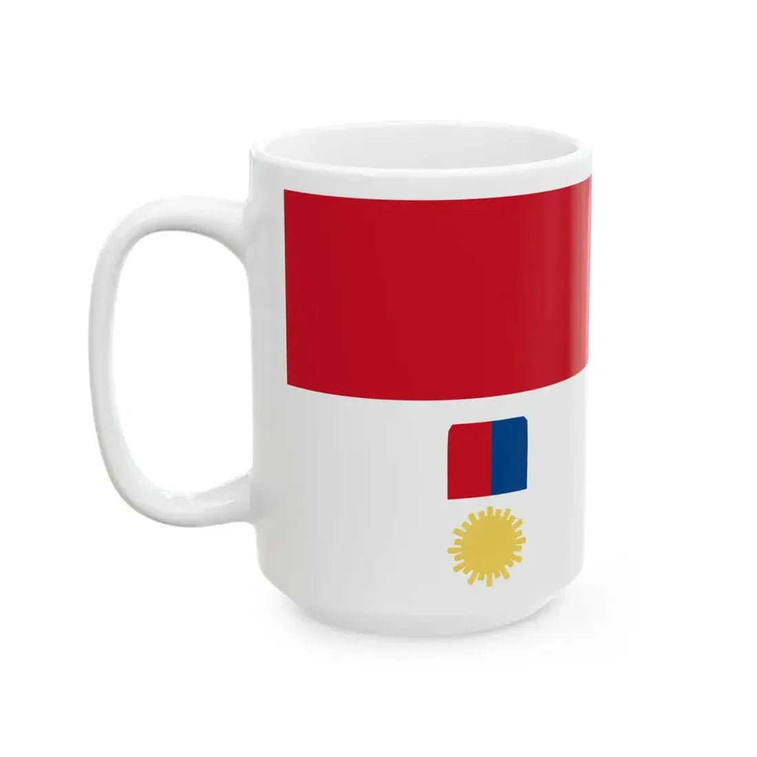 Negrense revolution banner (Philippines) White Coffee Mug - Go Mug Yourself