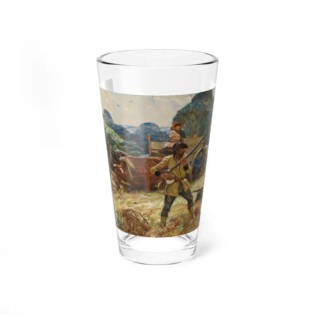 Neighbor Sam and the Lawman, 1942 (Magazine Illustration) Pint Glass 16oz 16oz - Go Mug Yourself