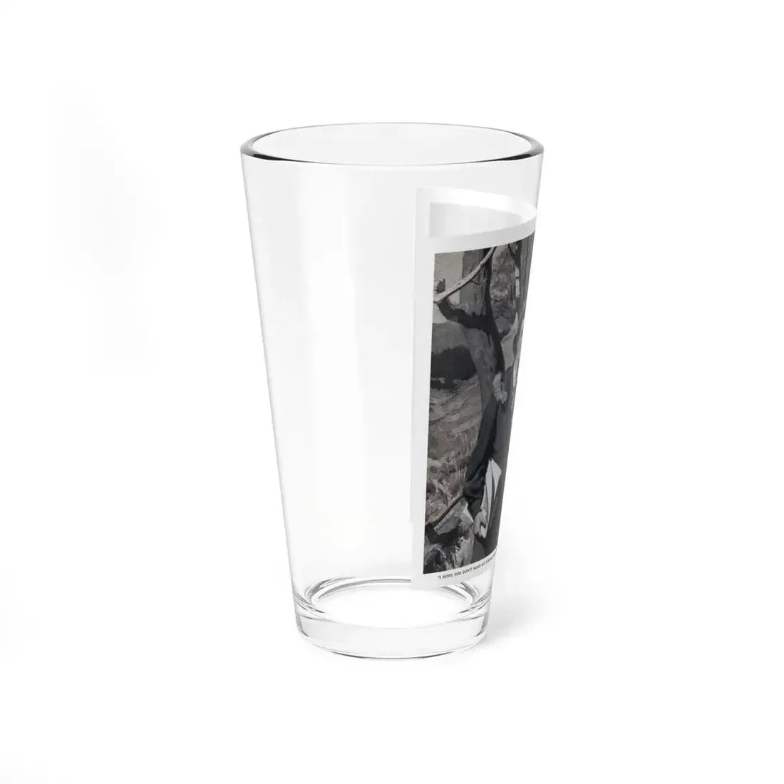 Neighbor to the Sky (1), Redbook, December 1936 (Magazine Illustration) Pint Glass 16oz - Go Mug Yourself