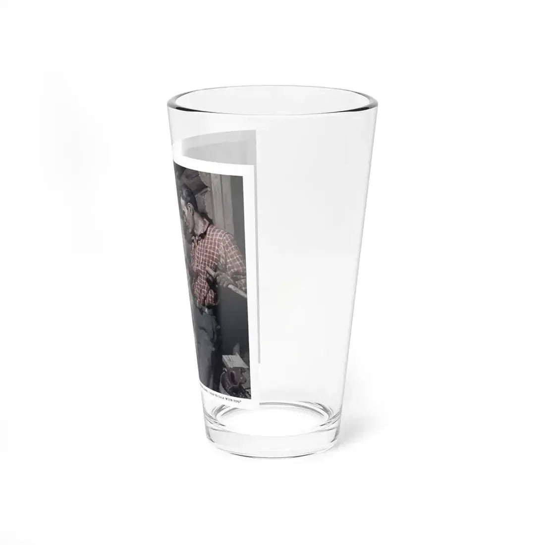 Neighbor to the Sky (1), Redbook, December 1936 (Magazine Illustration) Pint Glass 16oz - Go Mug Yourself