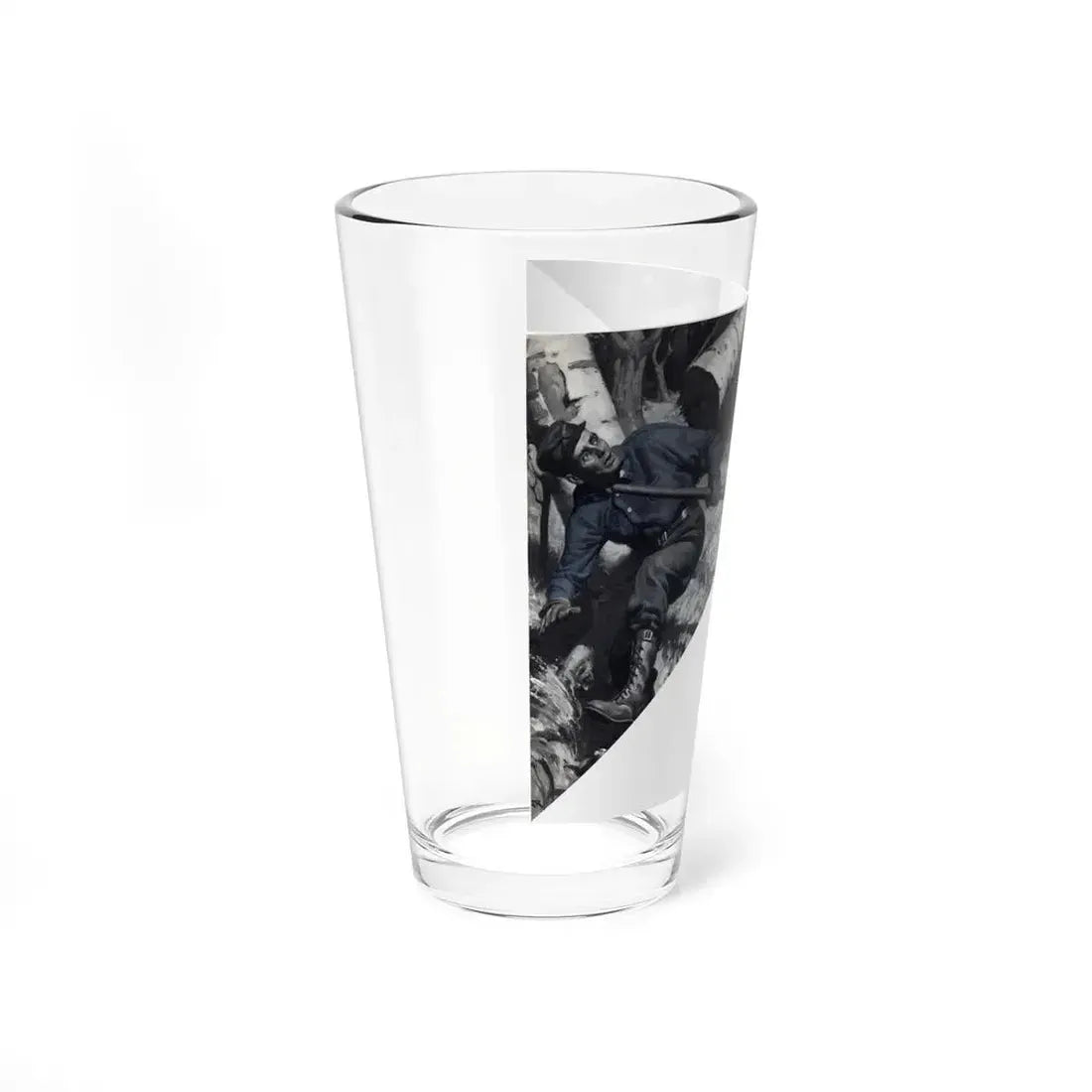 Neighbor to the Sky (3), Redbook, December 1936 (Magazine Illustration) Pint Glass 16oz - Go Mug Yourself