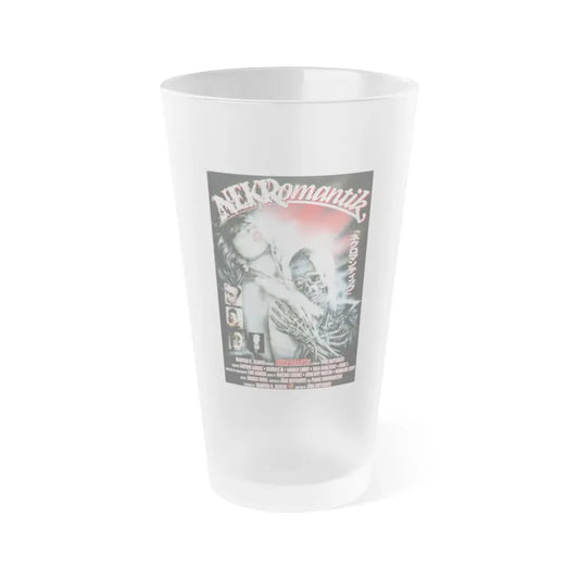 NEKROMANTIK (ASIAN) 1988 Movie Poster - Frosted Pint Glass 16oz 16oz Frosted - Go Mug Yourself