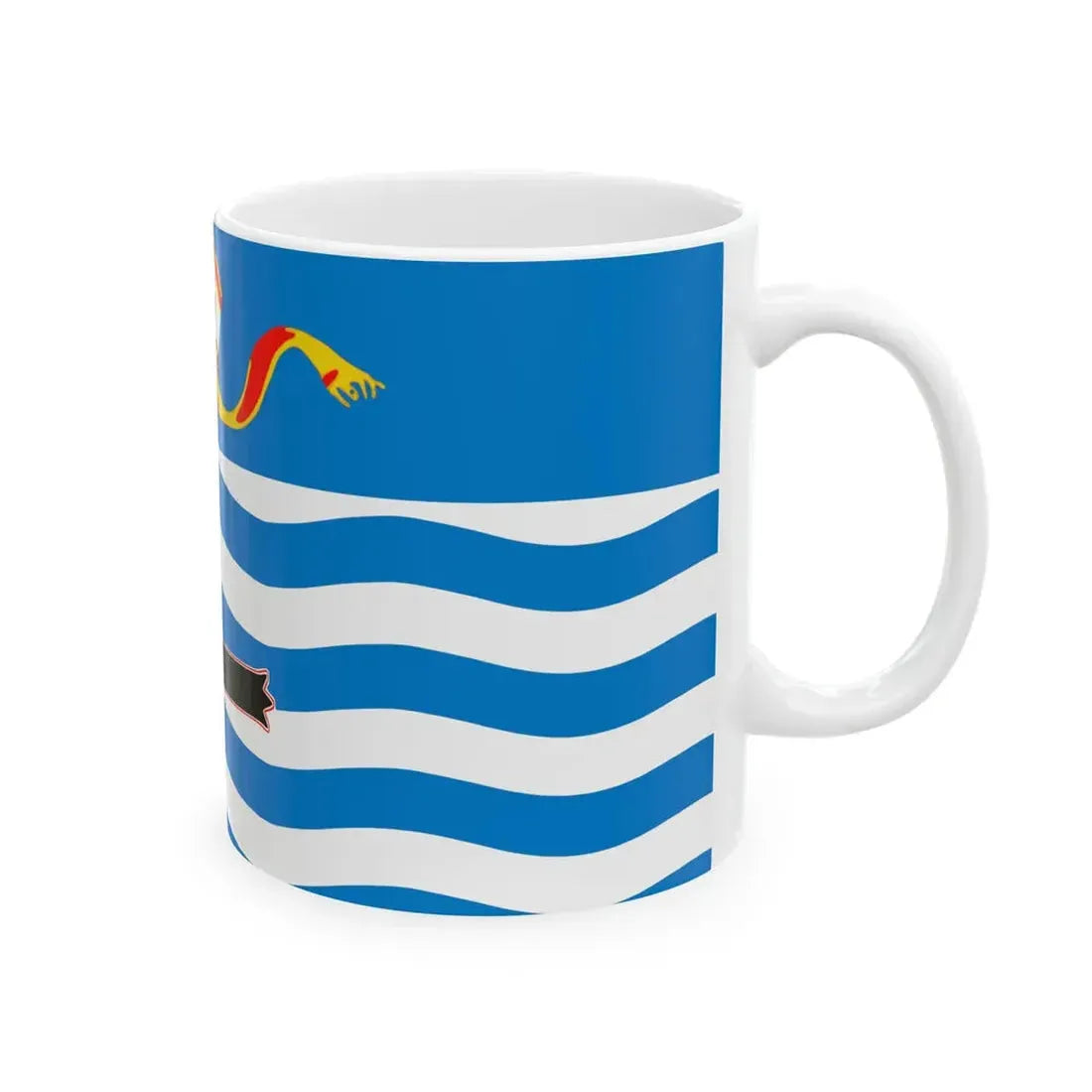 Nelson flag (New Zealand) White Coffee Mug - Go Mug Yourself