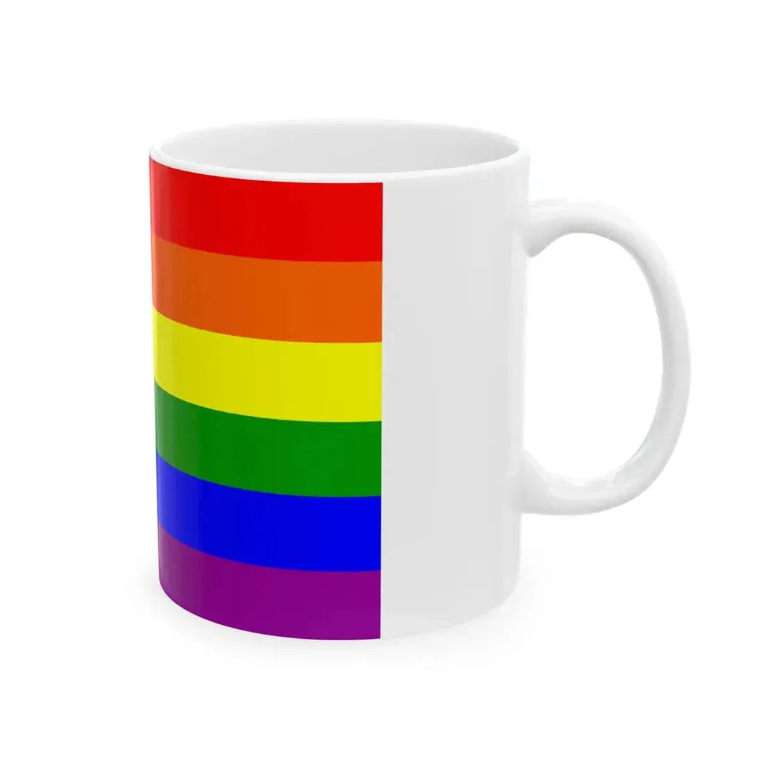 Nepal Bisexual Rainbow Flag 1930-1962 (Nepal) White Coffee Mug - Go Mug Yourself