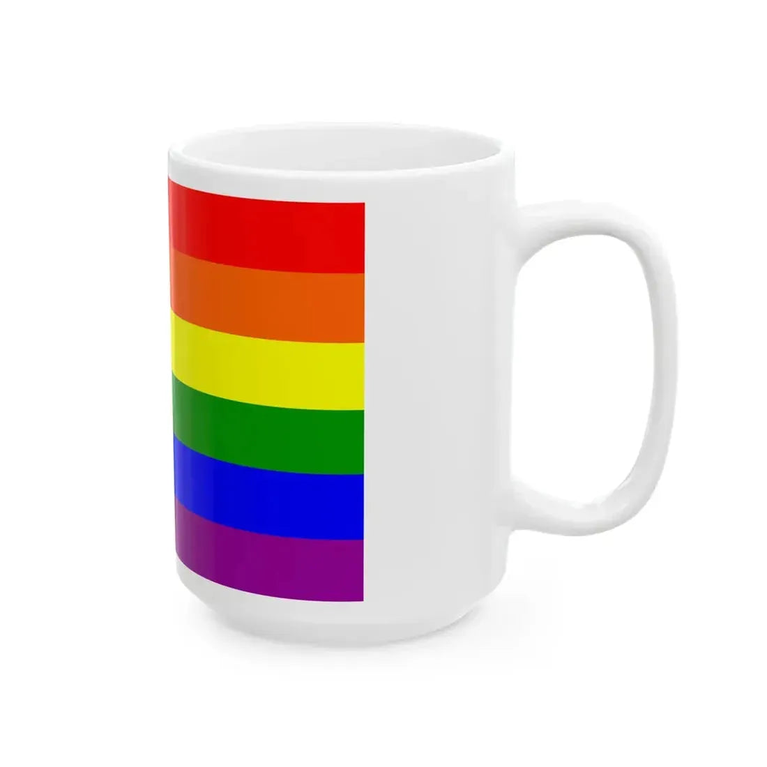 Nepal Bisexual Rainbow Flag (Nepal) White Coffee Mug - Go Mug Yourself