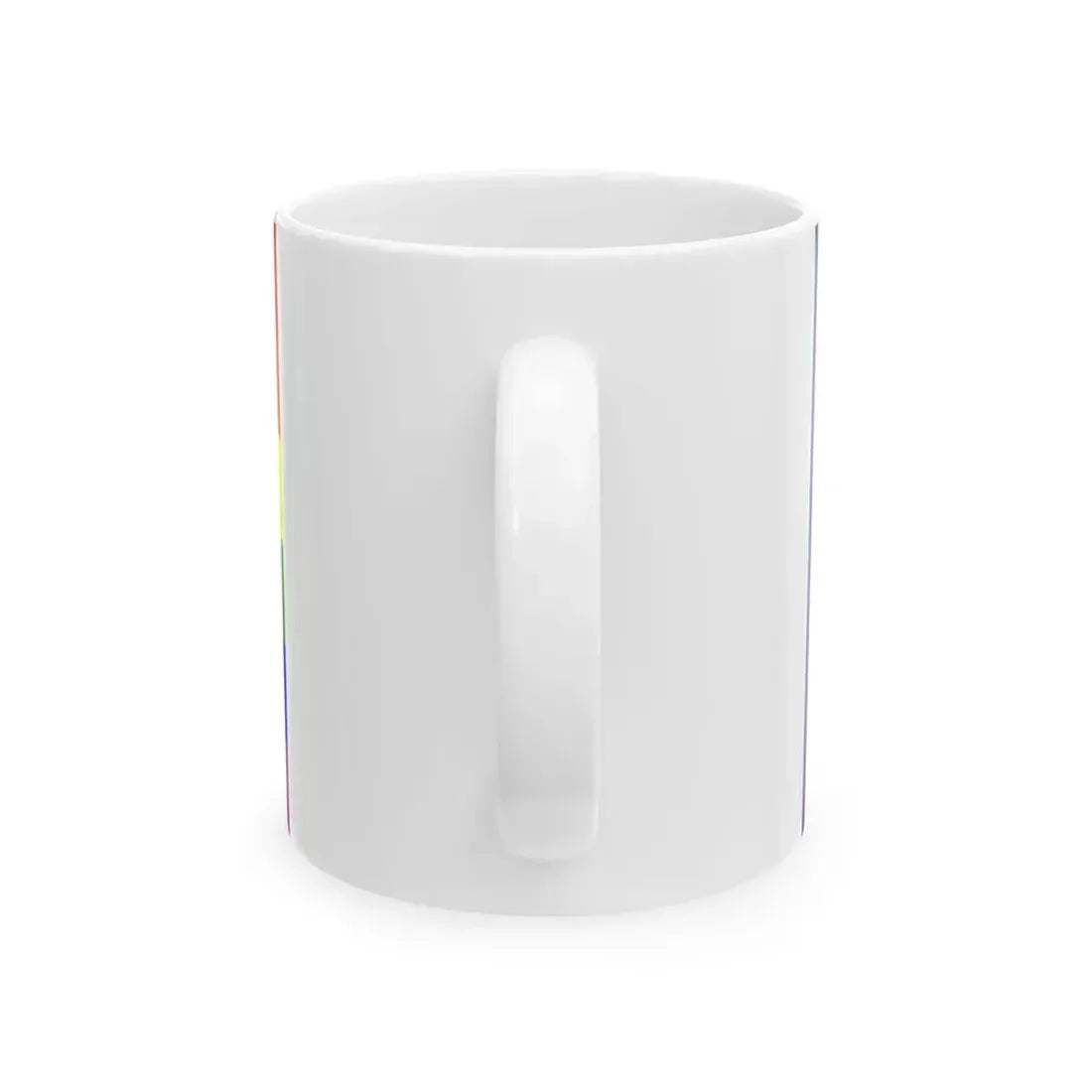Nepal Rainbow Flag (Nepal) White Coffee Mug - Go Mug Yourself