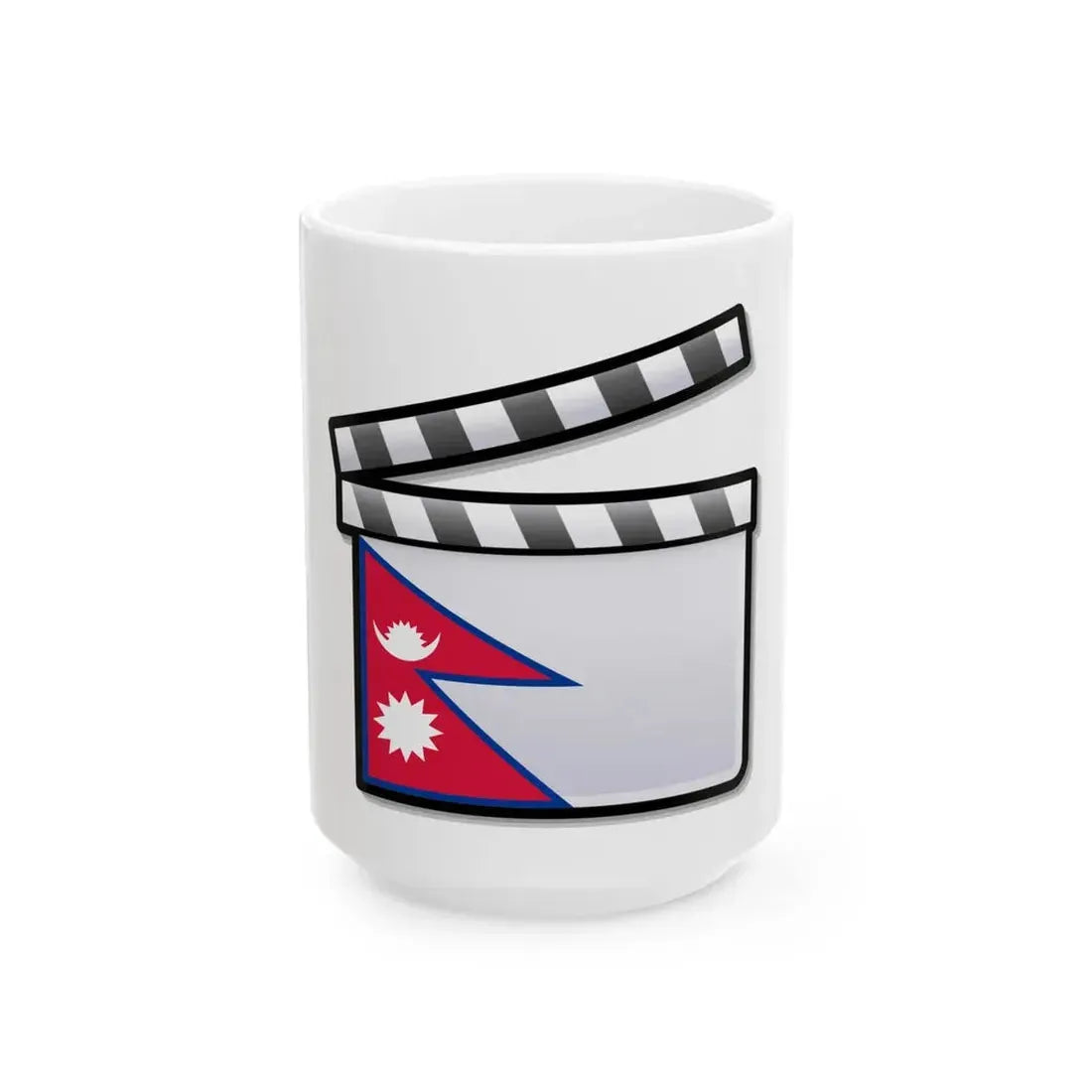 Nepali Cinema (Nepal) White Coffee Mug 15oz - Go Mug Yourself