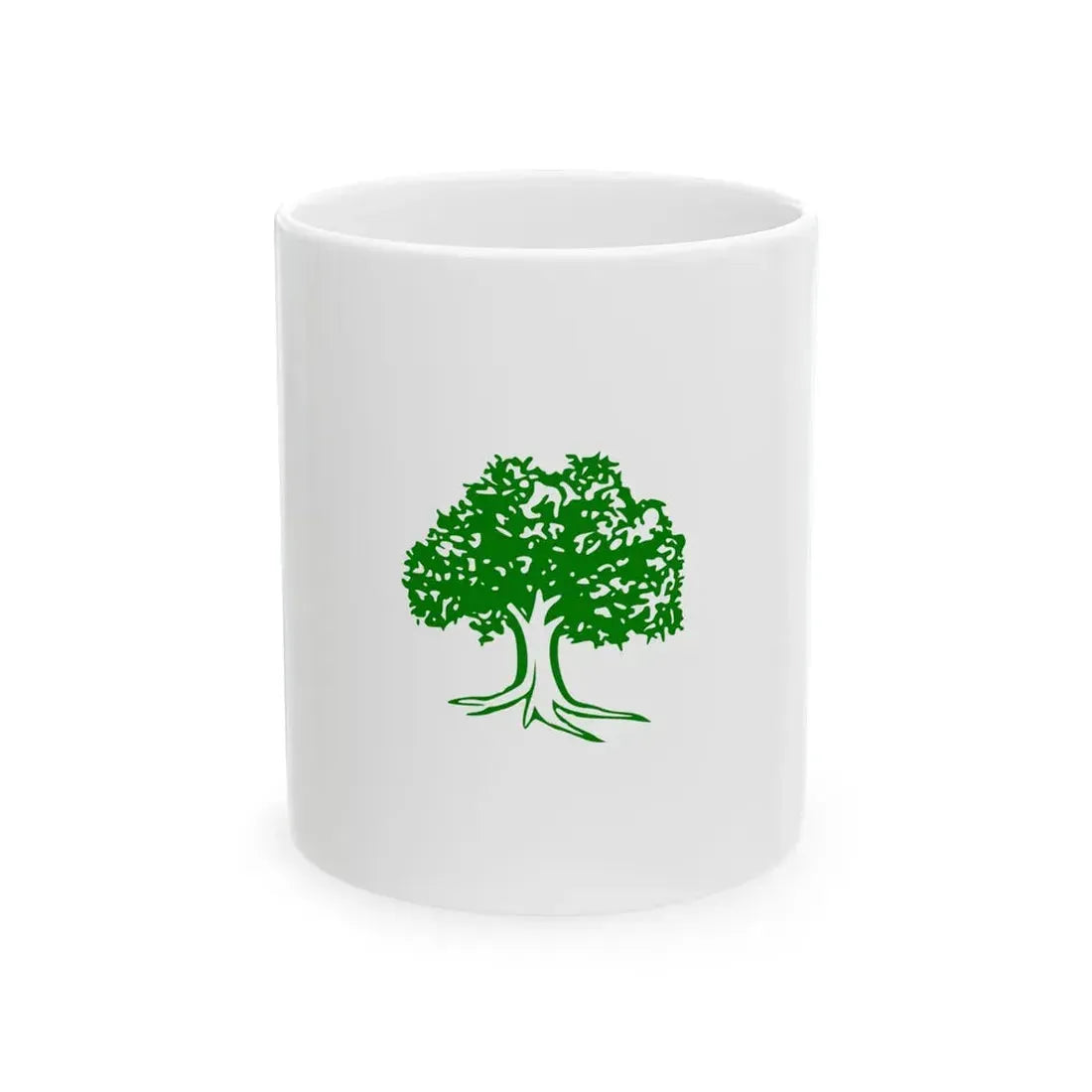 Nepali Congress alt flag (Nepal) White Coffee Mug 11oz - Go Mug Yourself