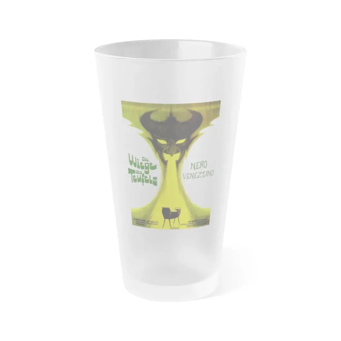 NERO VENEZIANO 1978 Movie Poster - Frosted Pint Glass 16oz 16oz Frosted - Go Mug Yourself