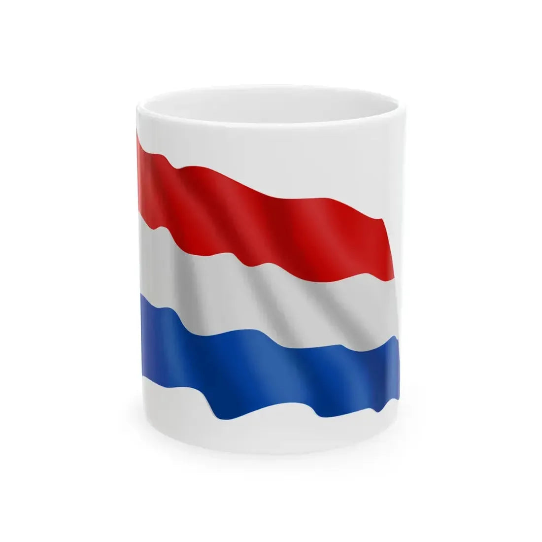 Netherlands-flag (Netherlands) White Coffee Mug 11oz - Go Mug Yourself