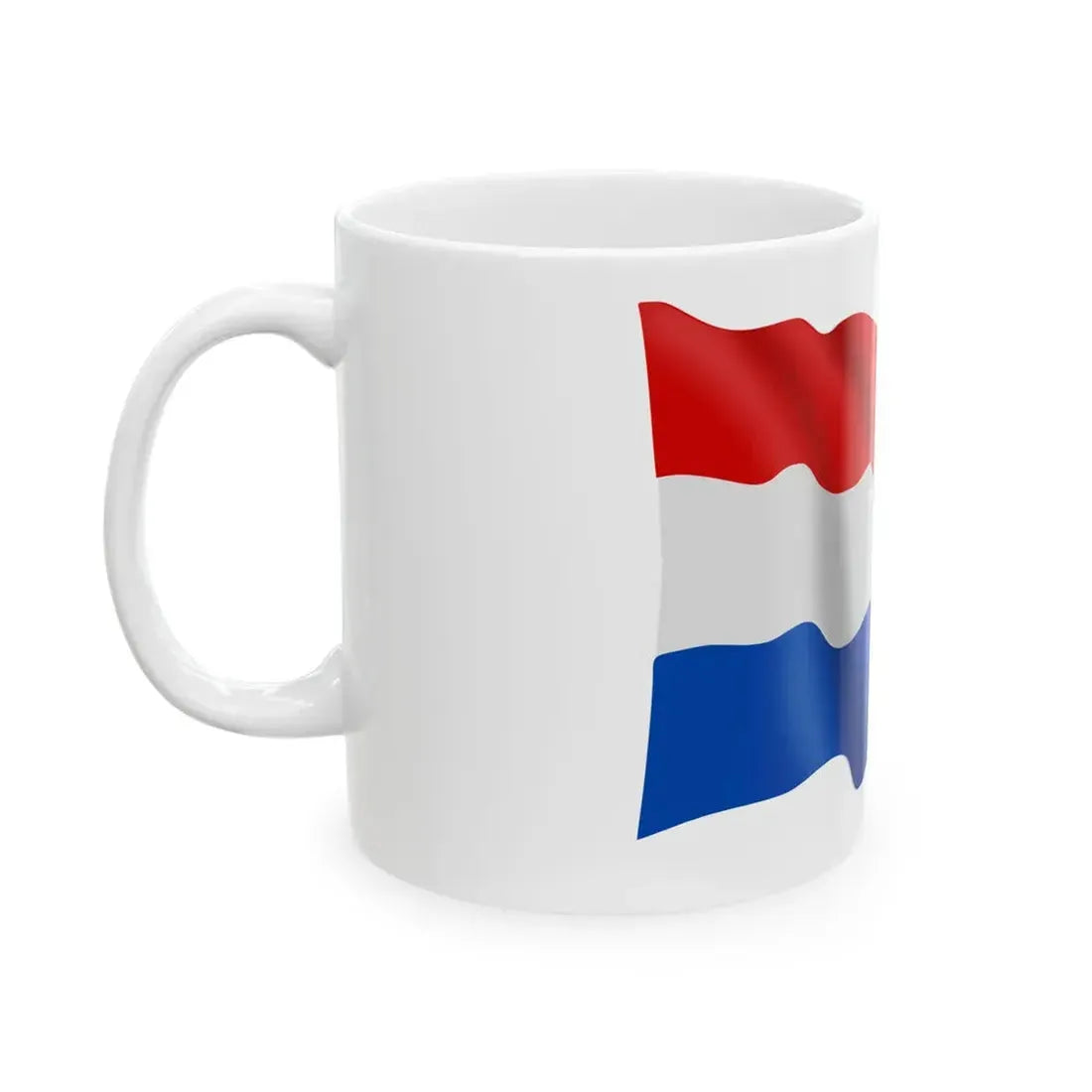 Netherlands-flag (Netherlands) White Coffee Mug - Go Mug Yourself