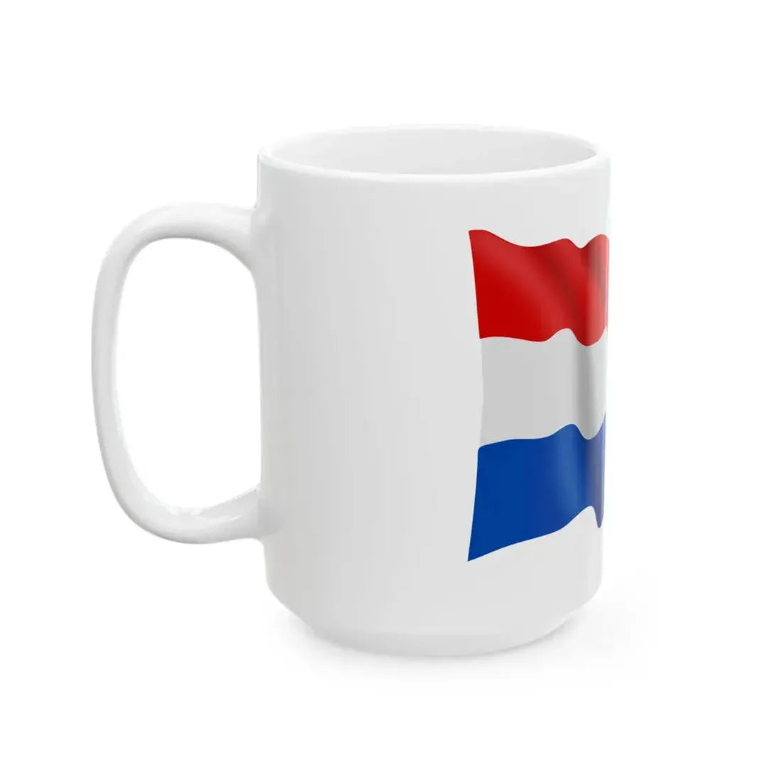 Netherlands-flag (Netherlands) White Coffee Mug - Go Mug Yourself