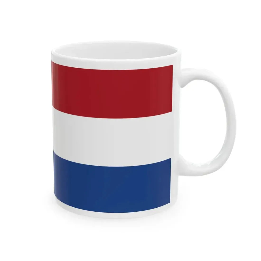 Netherlands flag small (Netherlands) White Coffee Mug - Go Mug Yourself