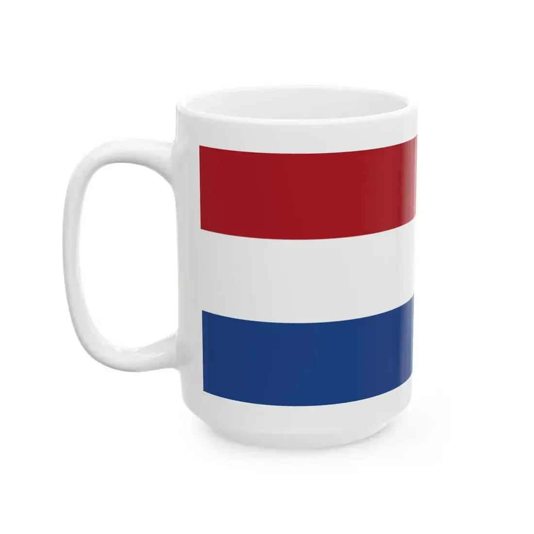 Netherlands flag small (Netherlands) White Coffee Mug - Go Mug Yourself