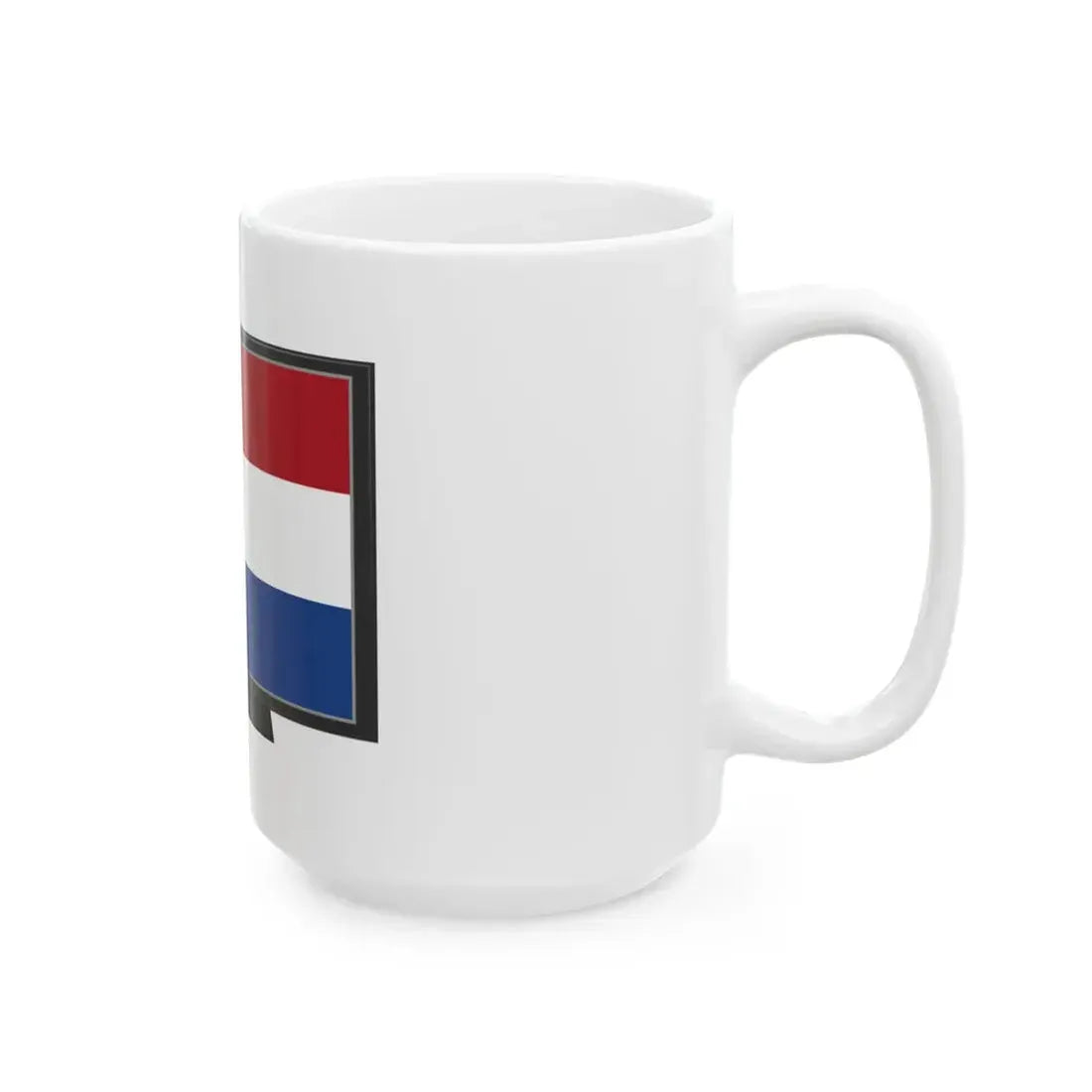 Netherlands flag tv (Netherlands) White Coffee Mug - Go Mug Yourself