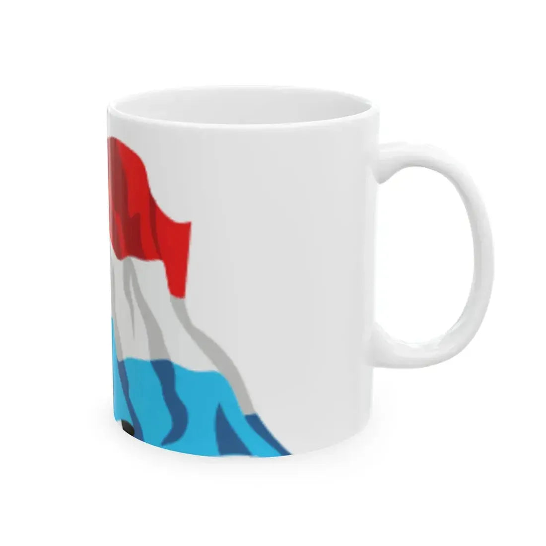 Netherlands flag waving icon (Netherlands) White Coffee Mug - Go Mug Yourself