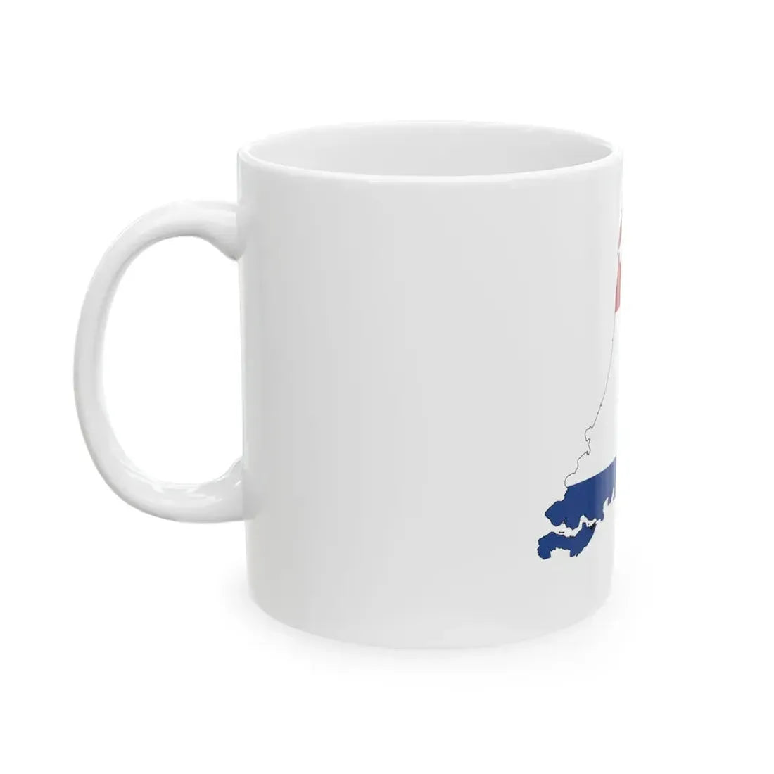 Netherlands-Flagmap (Netherlands) White Coffee Mug - Go Mug Yourself