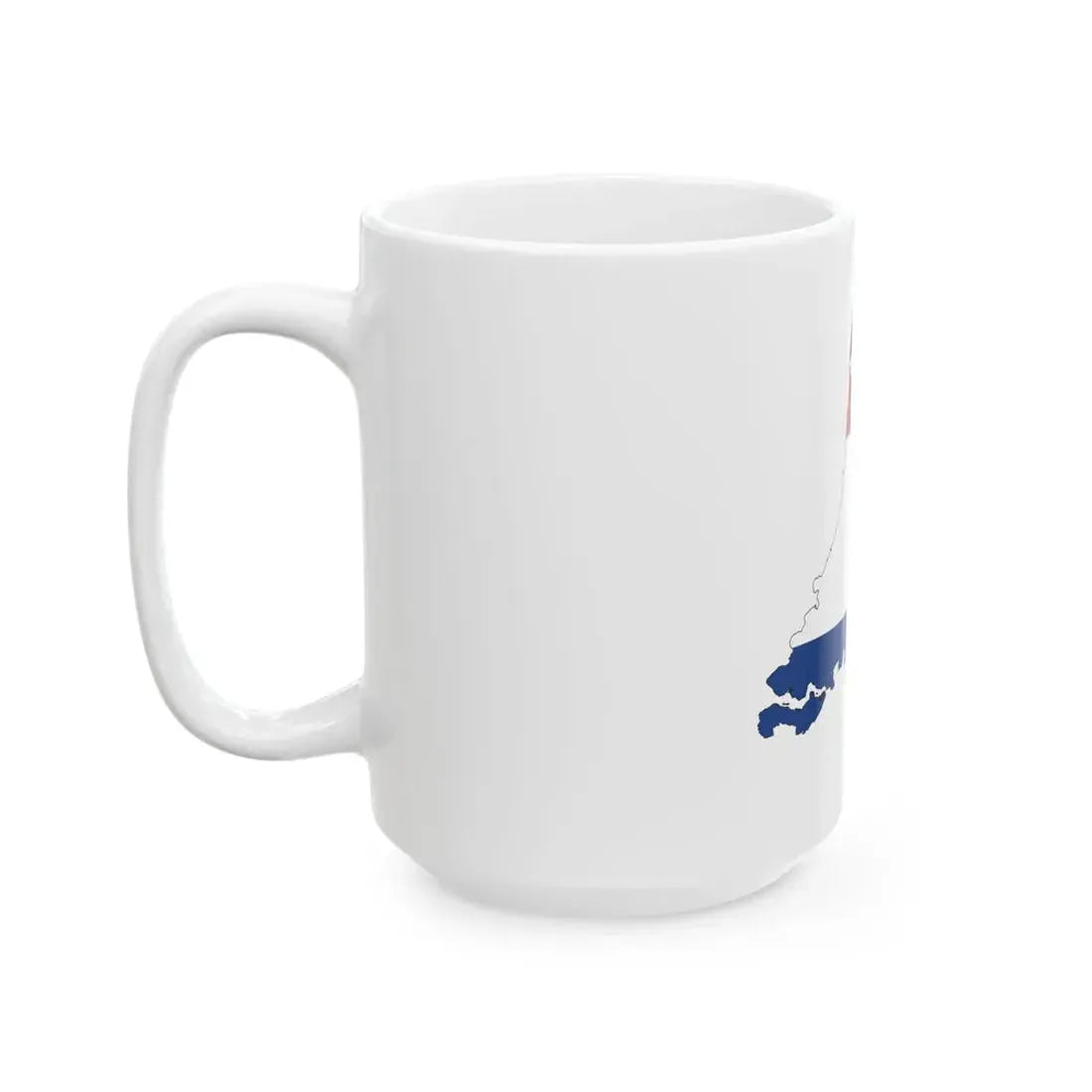 Netherlands-Flagmap (Netherlands) White Coffee Mug - Go Mug Yourself