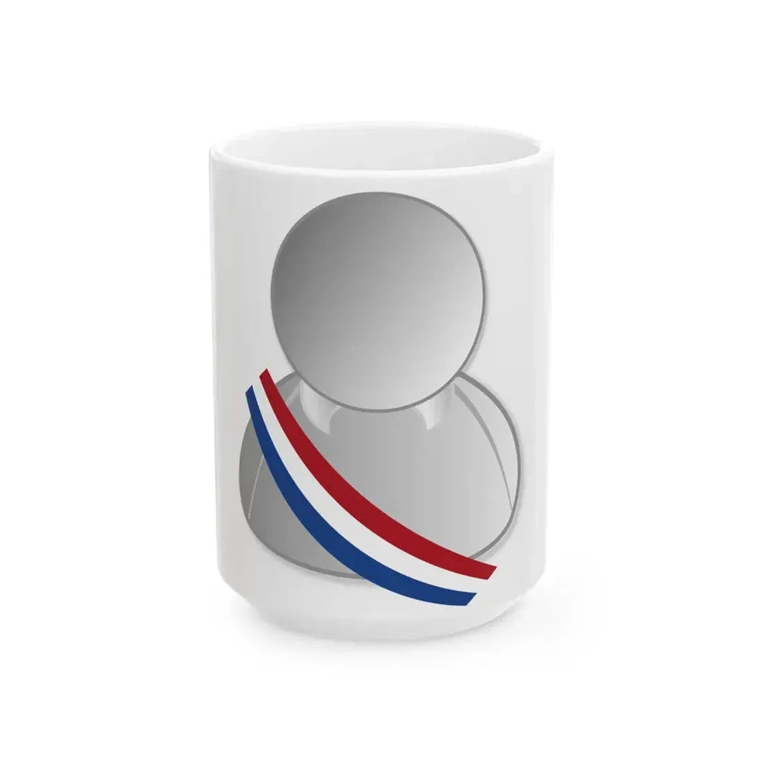 Netherlands politic personality icon (Netherlands) White Coffee Mug 15oz - Go Mug Yourself
